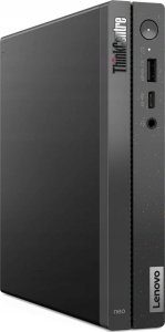 Komputer Lenovo Lenovo ThinkCentre neo 50q Gen 4 12M2 - Mini - Celeron 7305 / 1.1 GHz - RAM 8 GB - SSD 256 GB - TCG Opal Encryption 2, NVMe - UHD Graphics - 1GbE - WLAN: 802.11a/b/g/n/ac/ax, Bluetooth 5.1 - IGEL Linux - Monitor: keiner - Tastatur: Deutsch 1