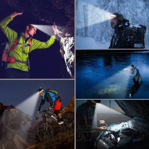 Latarka Tech-Led Czołówka LX200 sterowana czujnikiem 5 trybów LED COB ładowana z USB Czołówka LX200 sterowana czujnikiem 5 trybów LED COB ładowana z USB 11