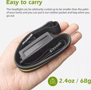 Latarka Tech-Led Czołówka LX200 sterowana czujnikiem 5 trybów LED COB ładowana z USB Czołówka LX200 sterowana czujnikiem 5 trybów LED COB ładowana z USB 4