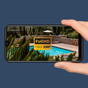 Kruger&Matz Kamera Wi-Fi zewnętrzna Kruger&amp;Matz Connect C90 Solar 8