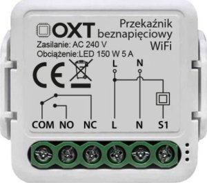 OXT OXT MINI MODUŁ PRZEKAŹNIK BEZNAPIĘCIOWY WIFI TUYA 1