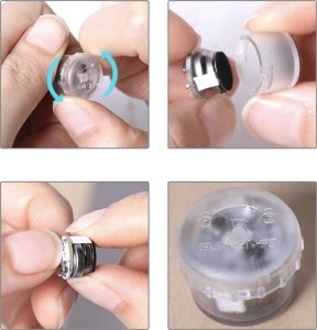 SunnyLife DODATKOWE OŚWIETLENIE LOKALIZATOR LAMPKI NOCNE SYGNALIZACYJNE DO DRONA DJI MAVIC MINI / 2 / SE / FIMI X8 15