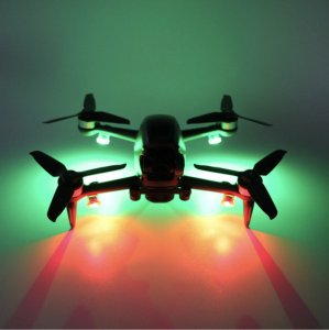 SunnyLife DODATKOWE OŚWIETLENIE LOKALIZATOR LAMPKI NOCNE SYGNALIZACYJNE DO DRONA DJI MAVIC MINI / 2 / SE / FIMI X8 4