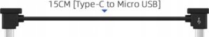 BRDRC KABEL OTG DJI MAVIC AIR 2 MINI 2 MICRO USB - 15 CM 5