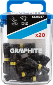 Graphite Bity udarowe TX30 x 25 mm, 20 szt. 1