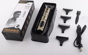 Maszynka do włosów Tech-Led Maszynka trymer barberski do włosów i brody z wyświetlaczem cyfrowym Maszynka trymer barberski do włosów i brody z wyświetlaczem cyfrowym 9