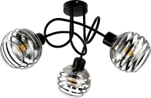 Lampa wisząca Orno MILANO 3P E27, lampa wisząca, max. 3x60W, czarna 1