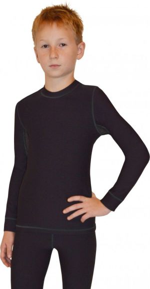Gwinner Koszulka TOP KIDS SHIRT WARMLine czarna r. 92/98 cm 1