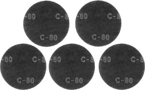 Graphite Siatka ścierna do gipsu na rzep 180 mm, K80, 5szt do szlifierki 59G263 6