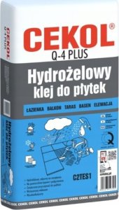 Cekol Klej do płytek hydrożelowy Q4 plus 5 kg 1