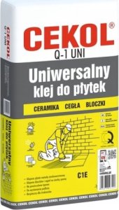 Cekol Klej do płytek uniwersalny Q1 uni 5 kg 1