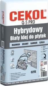 Cekol Klej do płytek hybrydowy Q5 pro biały 5kg 1