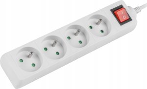 Listwa zasilająca Lanberg Listwa Zasilająca Przedłużacz 1,5m 4x230V włącznik 1
