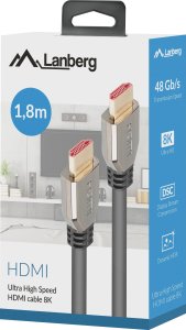 Lanberg Najlepszy kabel HDMI PREMIUM UHD 8K, 4K-240Hz 1,8m 3