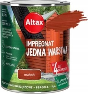 ALTAX Impregnat jedna warstwa do drewna i betonu mahoń 0,75l 1