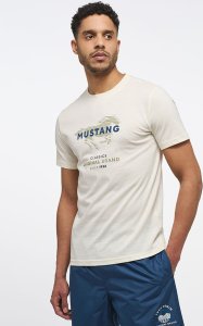 Mustang Mustang męska koszulka t-shirt ALEX C PRINT 1013828-8001 2XL 1