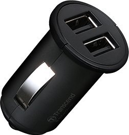 Ładowarka Transcend Transcend TS-DPL3 - Auto-Netzteil - 2.4 A - 2 Ausgabeanschlussstellen (2 x USB) - fur DrivePro 620 1