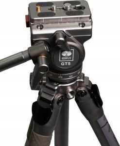 Statyw Sirui Pilot Series Alu Tripod GT04+GT5 Videohead Grey 4