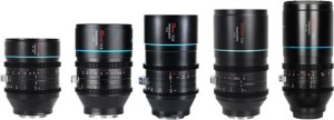 Obiektyw Sirui Sirui Anamorphic Venus 5x Lens Kit (35/50/75/100/150mm) + Hard case E-Mount 1