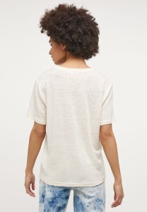 Mustang damska koszulka t-shirt ALINA C LINEN 1013788 2045 M 5