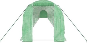 vidaXL Szklarnia ze stalową ramą, zielona, 40 m 20x2x2 m 4