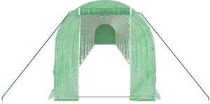 vidaXL Szklarnia ze stalową ramą, zielona, 36 m, 18x2x2 m 4
