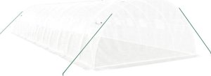 vidaXL Szklarnia ze stalową ramą, biała, 48 m, 12x4x2 m 6