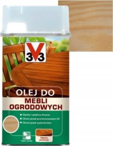 V33 Olej do mebli ogrodowych bezbarwny ochronny 0,5l 1