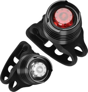 Latarka czołowa ATL ZD114 Lampka rowerowa przód tył 2 szt 3