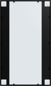 vidaXL Lustra ścienne, 4 szt., czarna rama, 100 x 60 cm, metal 5