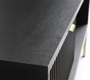 Ravio Toaletka z szufladami Kioto w kolorze czarnym 6