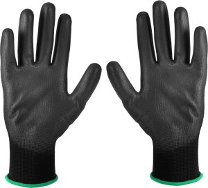 Verto Rękawice ogrodowe pokryte PU, rozmiar 11" 2