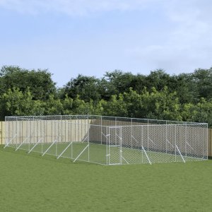 vidaXL Kojec zewnętrzny dla psa, 6x14x2 m, stal galwanizowana 1