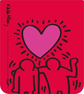 Samsung Slash B Slash KEITH HARING Love Flip Card für Flip5 Suit Case 1