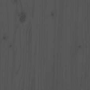 vidaXL Fotele ogrodowe z poduszkami, 2 szt, szare, lite drewno sosnowe 8