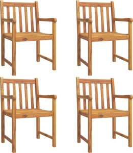 vidaXL 5-cz. zestaw mebli ogrodowych, lite drewno akacjowe 3