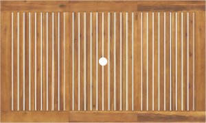 vidaXL 5-cz. zestaw mebli ogrodowych, lite drewno akacjowe 8