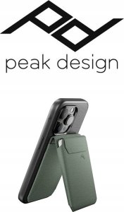 Peak Design Peak Design Mobile Wallet Stand - Magnetyczny Portfel Do Telefonu / Podstawka - Szarozielony 11