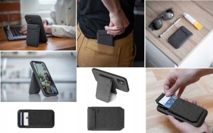 Peak Design Peak Design Mobile Wallet Stand - Magnetyczny Portfel Do Telefonu / Podstawka - Szarozielony 14