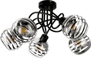 Lampa wisząca Orno MILANO 5P E27, lampa wisząca, max. 5x60W, czarna 1