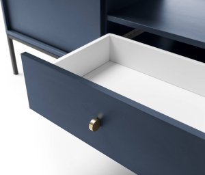 Ravio Szafka RTV Bari RTV154 w kolorze granatowym 9