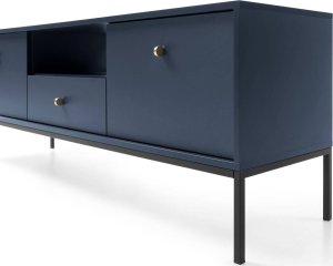 Ravio Szafka RTV Bari RTV154 w kolorze granatowym 10