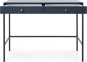 Ravio Stylowa toaletka Bari z dwoma szufladami granatowa 4