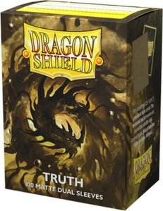 Dragon Shield Koszulki PREMIUM na karty talię Pokemon MtG Magic Dual MATTE Dragon Shield Sleeves protektory Truth (100 sztuk) 1