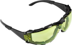 Neo Okulary ochronne z wkładką piankową, żółte soczewki, klasa odpornosci FT 2
