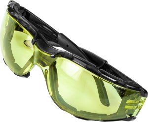 Neo Okulary ochronne z wkładką piankową, żółte soczewki, klasa odpornosci FT 6