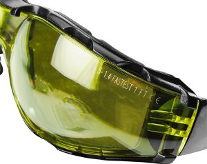 Neo Okulary ochronne z wkładką piankową, żółte soczewki, klasa odpornosci FT 7