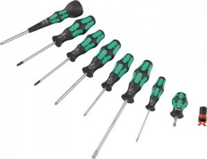 Wera ZESTAW WKRĘTAKÓW Z RĘKOJEŚCIĄ KULISTĄ BALL-GRIP SET 2, 9CZ. (1 KPL) 1