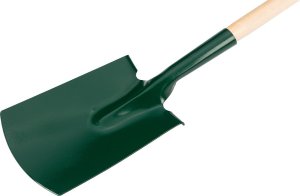 Verto Szpadel prosty, drewniany trzonek, uchwyt "T", amerykanin 2