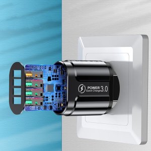 Ładowarka Heckermann Adapter Zasilania 230V - Usb Heckermann Hc385 3